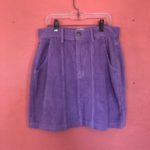 🌺BDG Corduroy lilac mini skirt